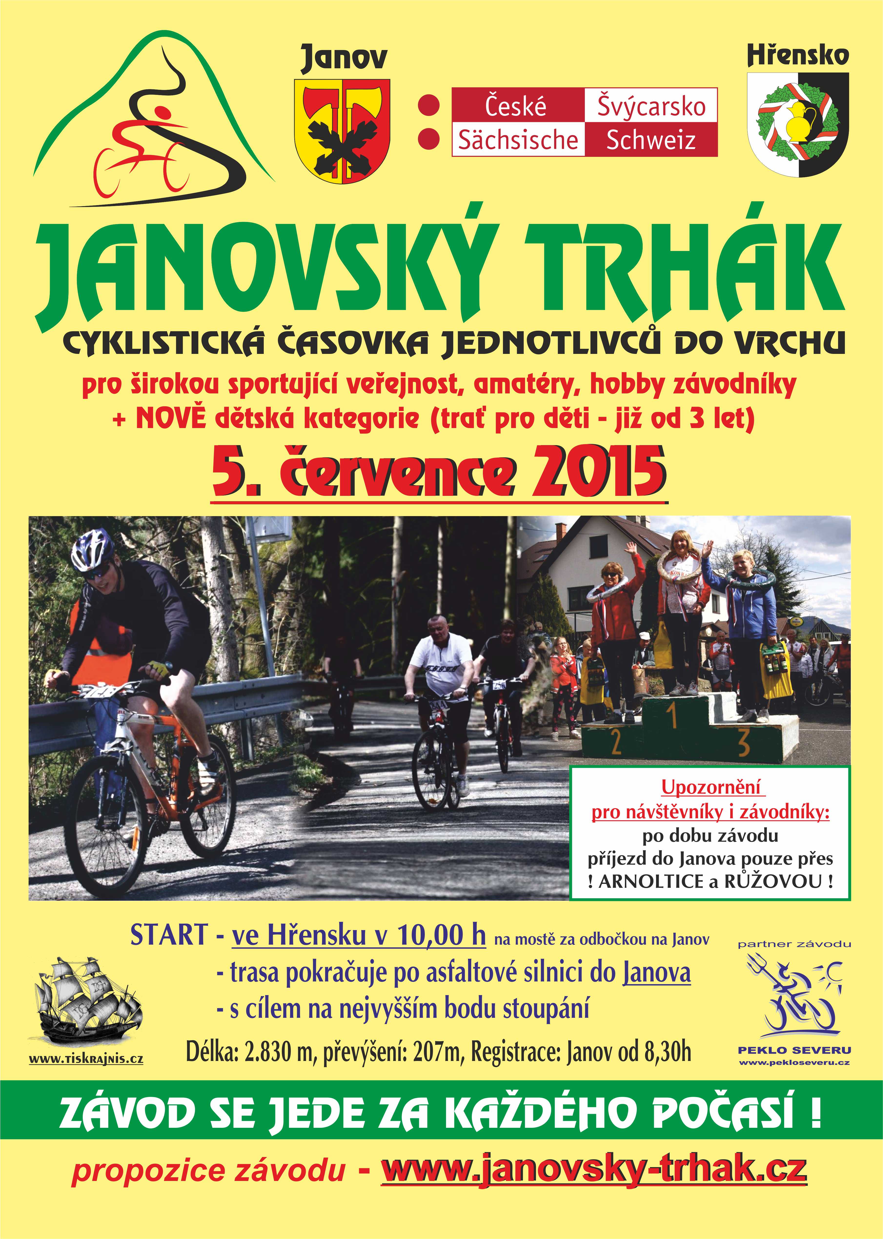 Janov - plakát 2015 Janovský trhák