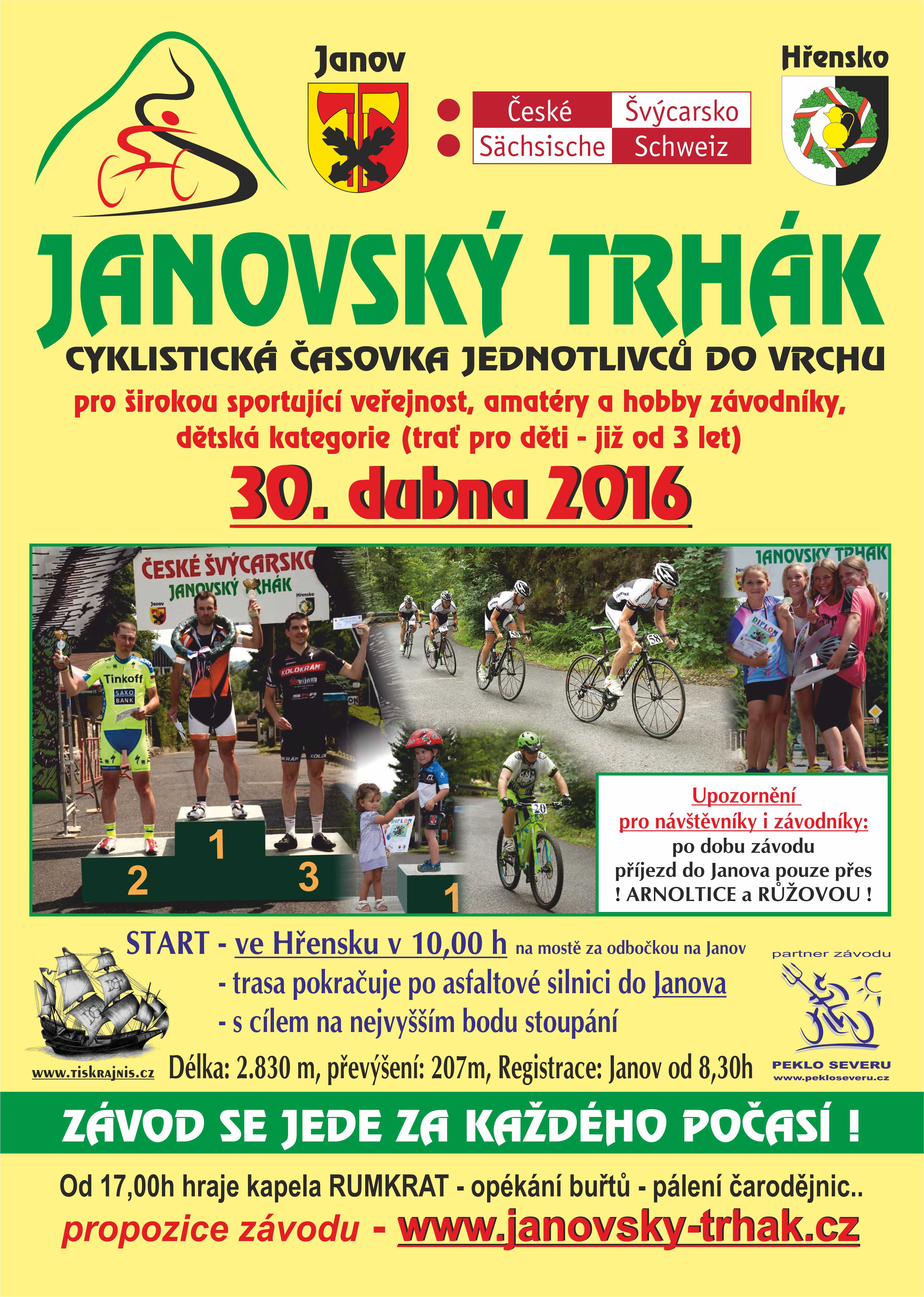 Janov - plakát 2016 Janovský trhák